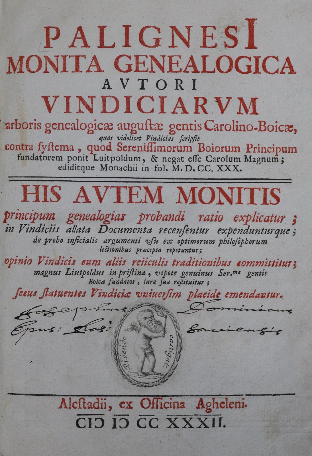 Palignesius (d.i. G.P.v.Spannagel). | Bild Nr.1