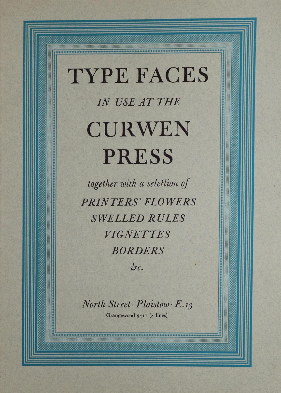 Curwen Press, The. | Bild Nr.1
