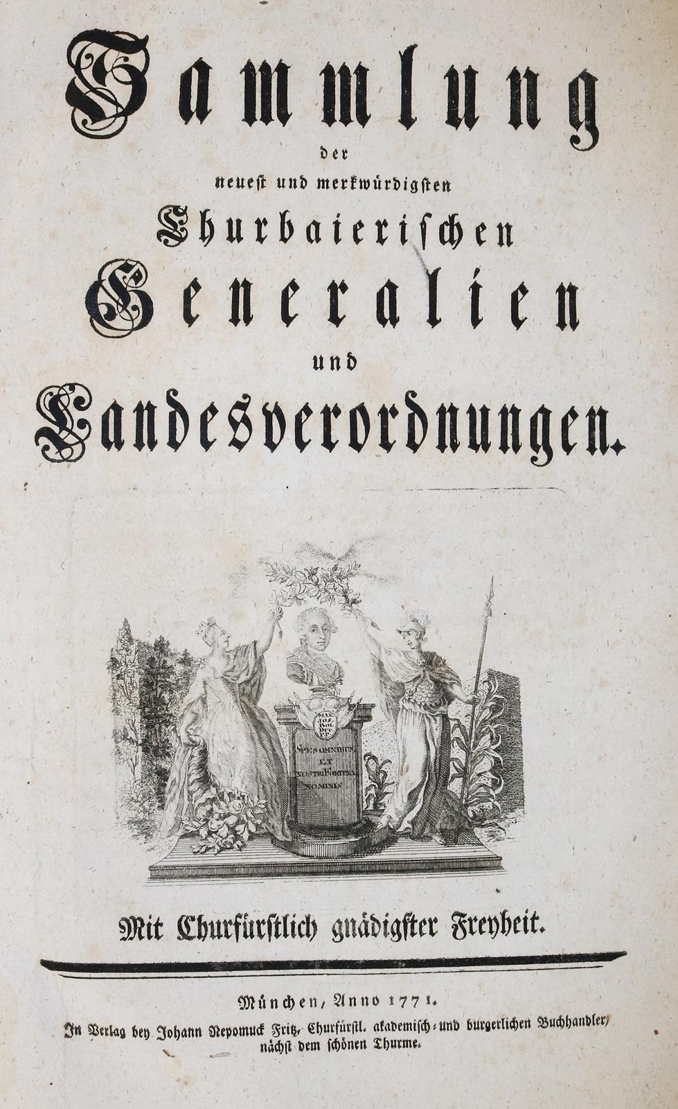 (Kreittmayr, Wigulaeus Xaverius Aloysius von). | Bild Nr.1