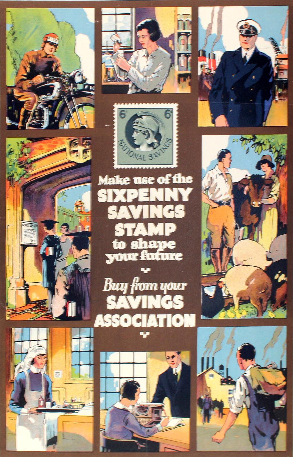 Penny saving stamps. | Bild Nr.1