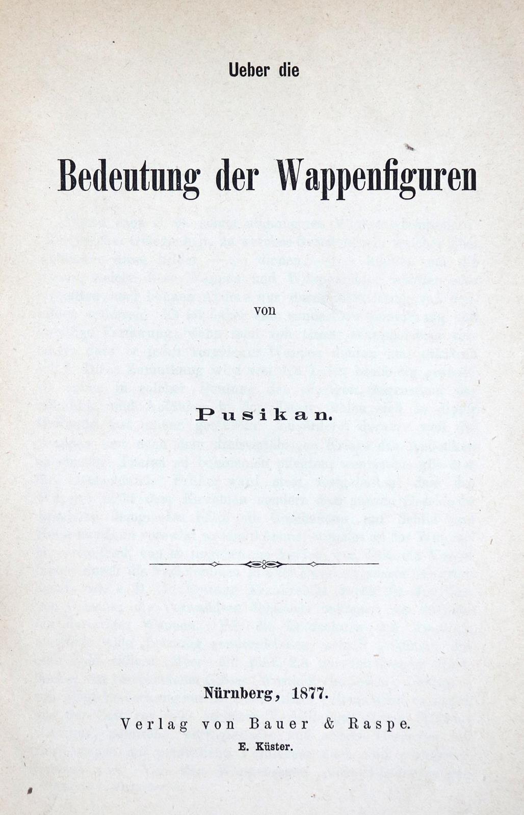 Pusikan (d.i. O.Göschen). | Bild Nr.1