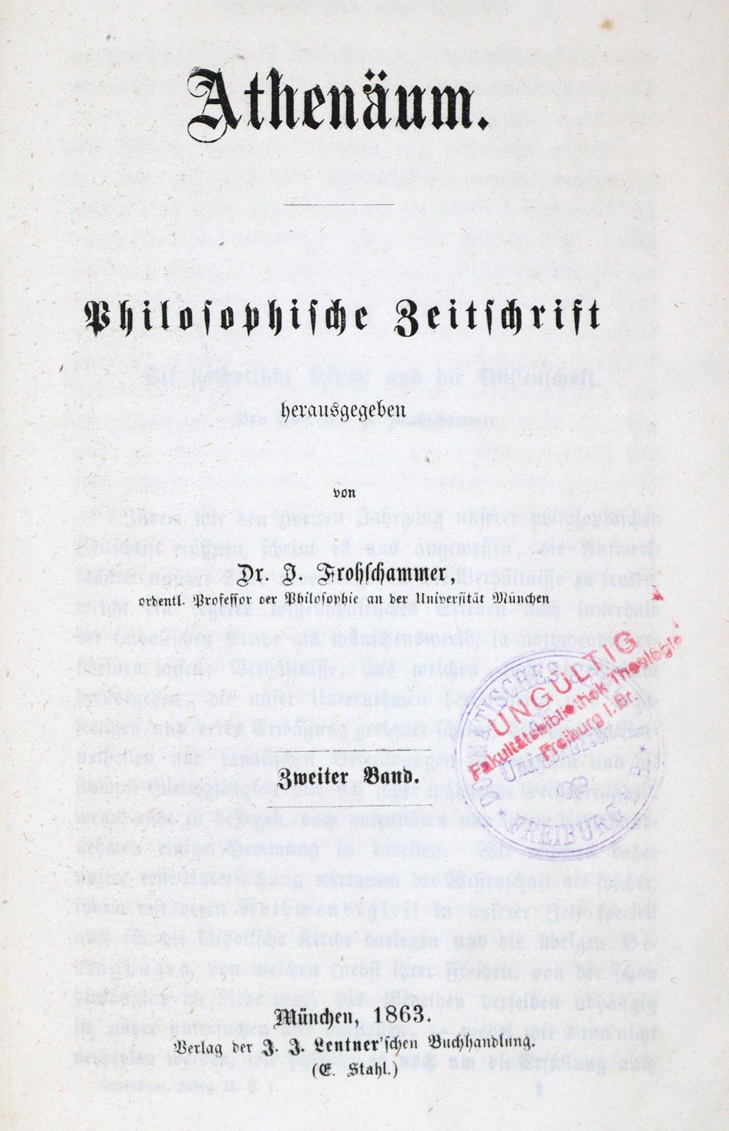 Frohschammer,J. (Hrsg.). | Bild Nr.3
