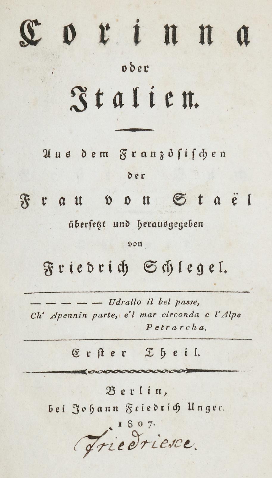 Stael-Holstein,A.L.G.de. | Bild Nr.1