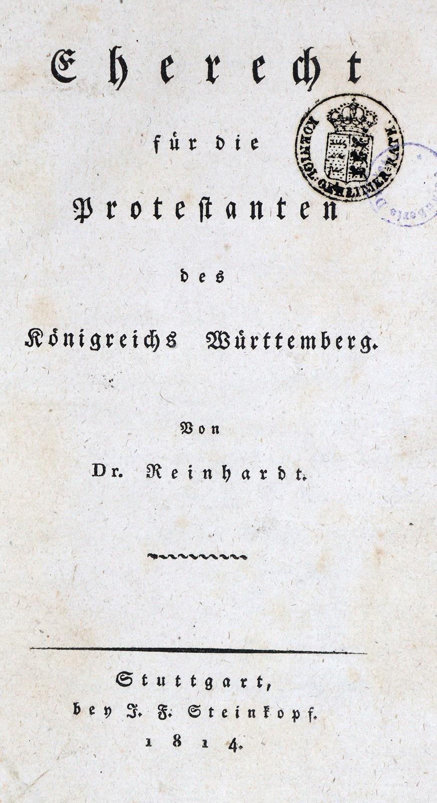 Reinhardt,(K.F.v.). | Bild Nr.1