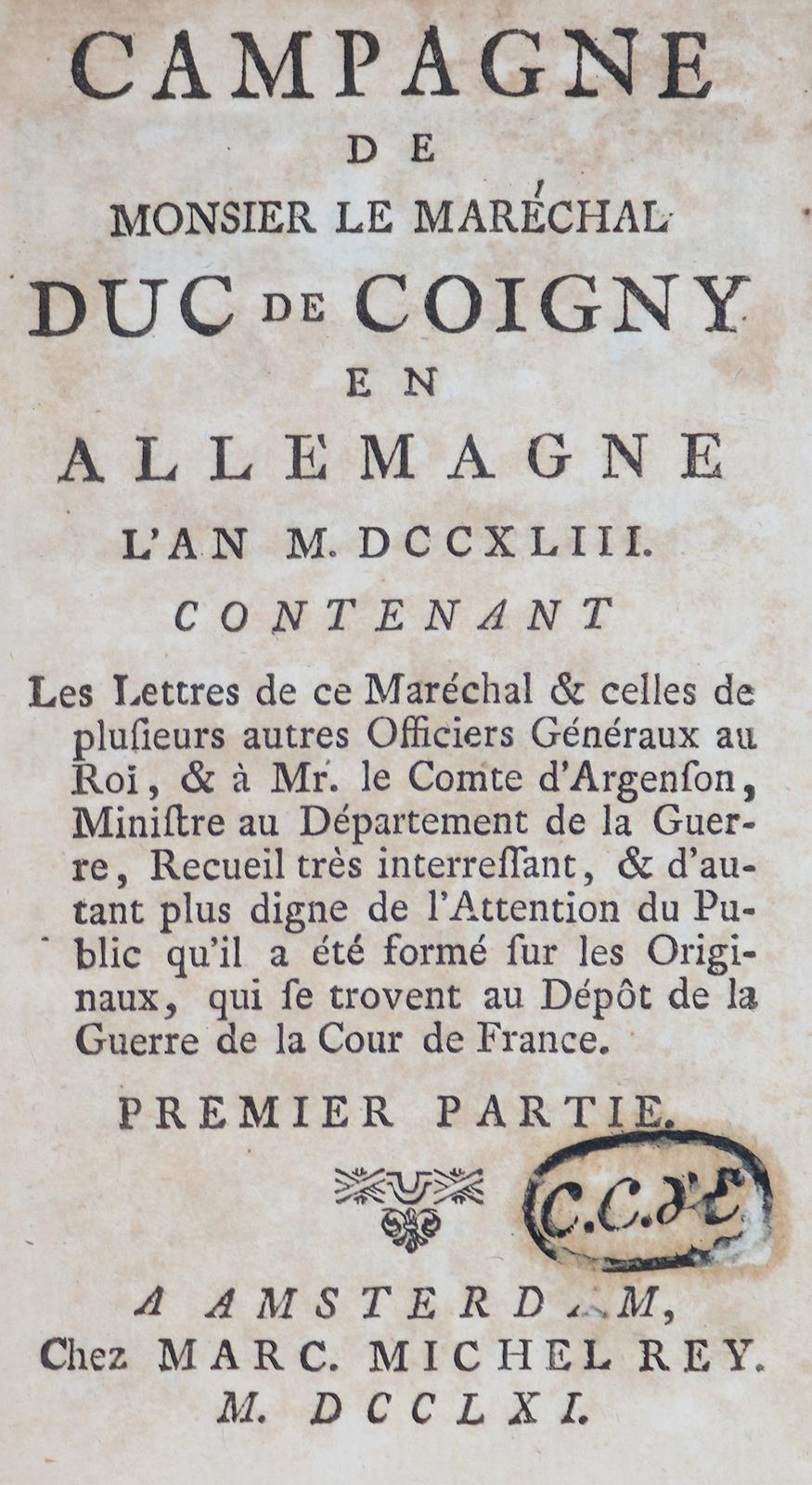 Coigny de Franquetot,F. | Bild Nr.1
