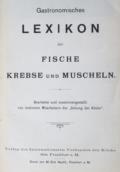 Gastronomisches Lexikon