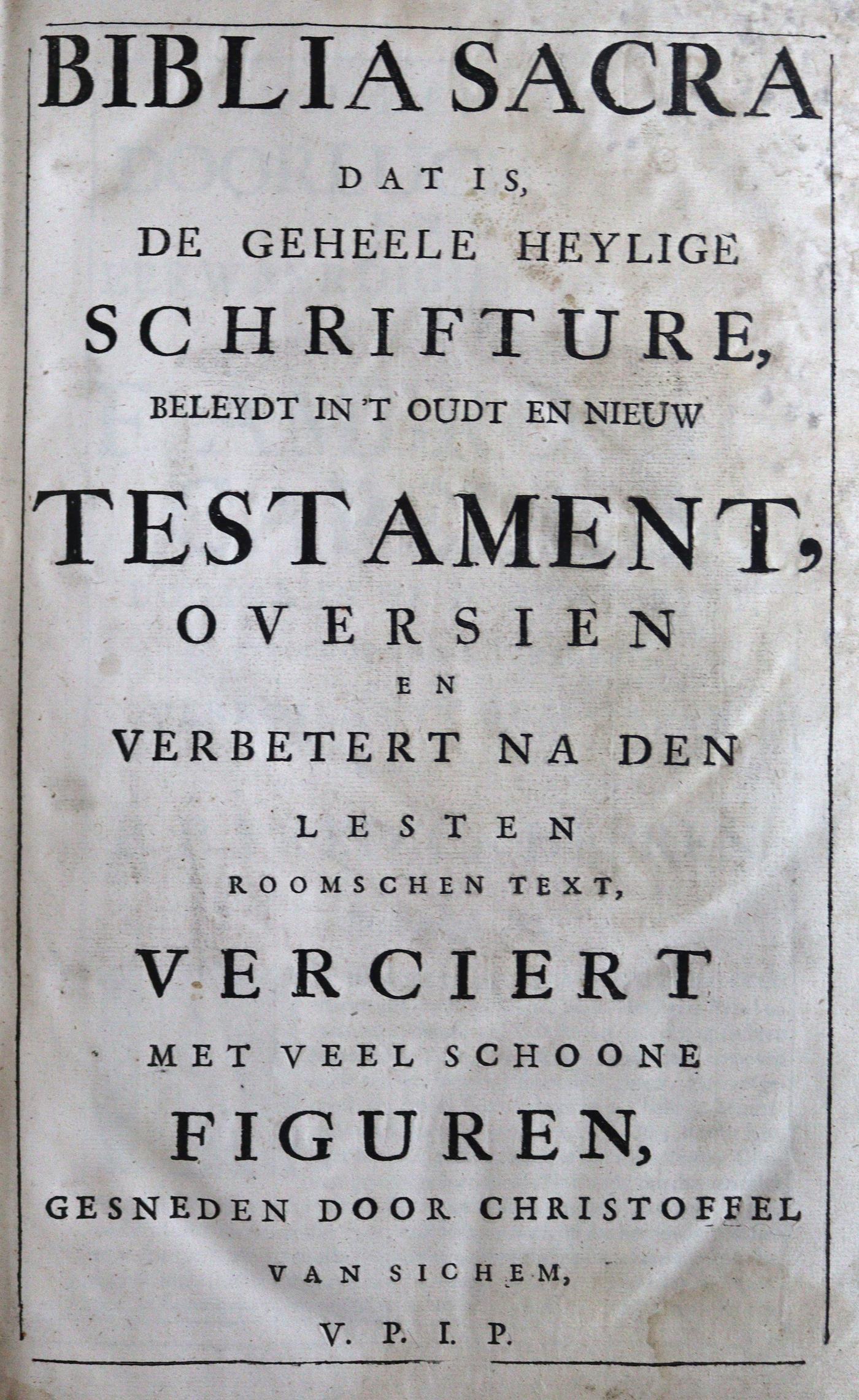 Biblia neerlandica. | Bild Nr.1