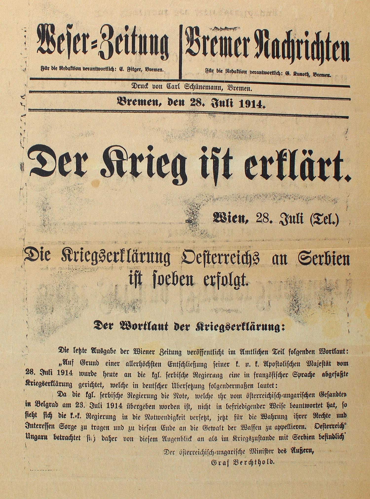 Weser Zeitung Bremen, Göttinger Tageblatt, Göttinger Zeitung. | Bild Nr.1