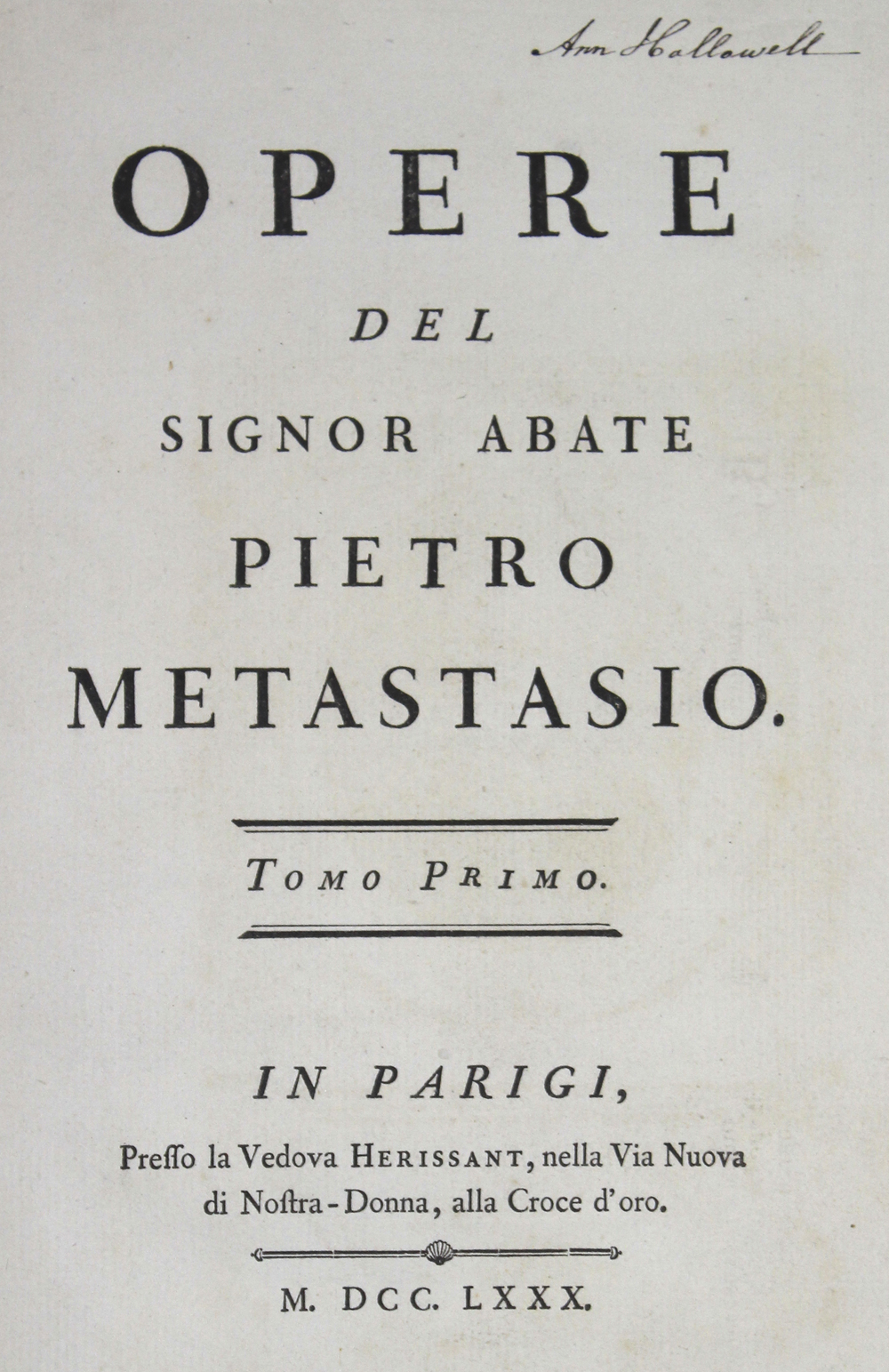 Metastasio,P. | Bild Nr.1
