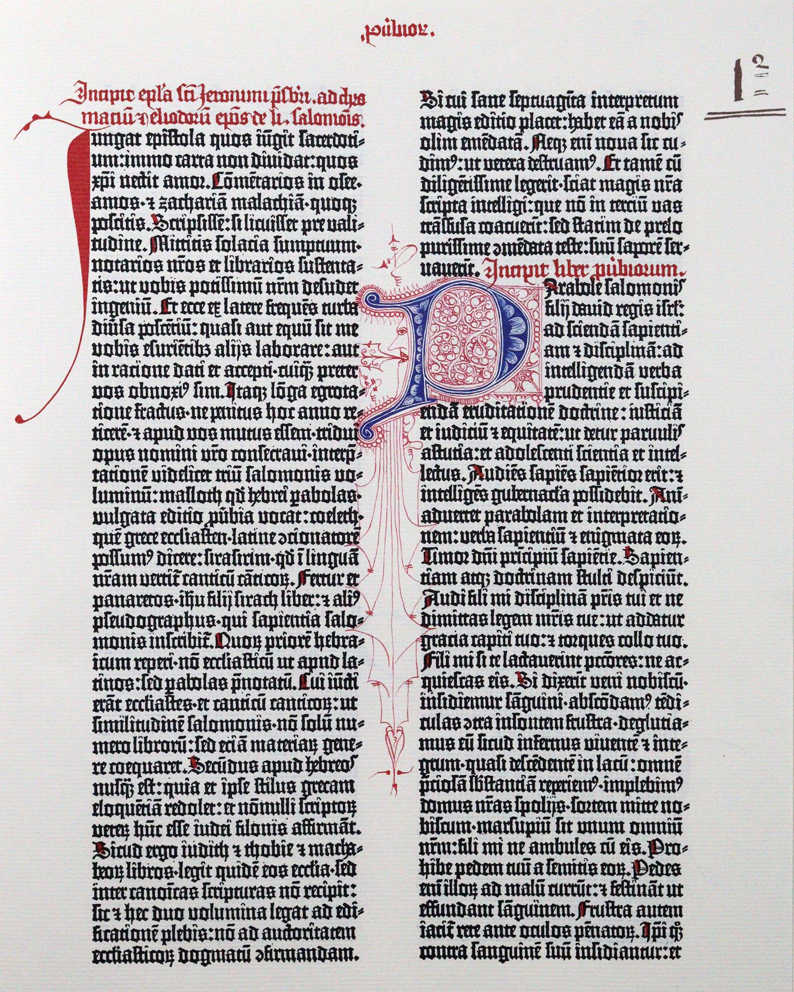 Biblia Sacra Mazarinea. | Bild Nr.1