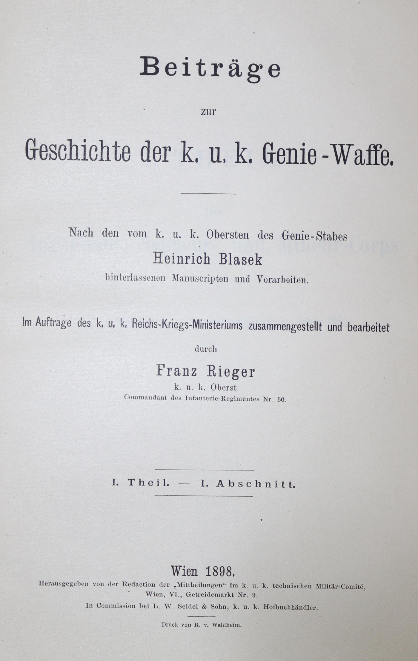 Blasek,H. u. F.Rieger. | Bild Nr.1