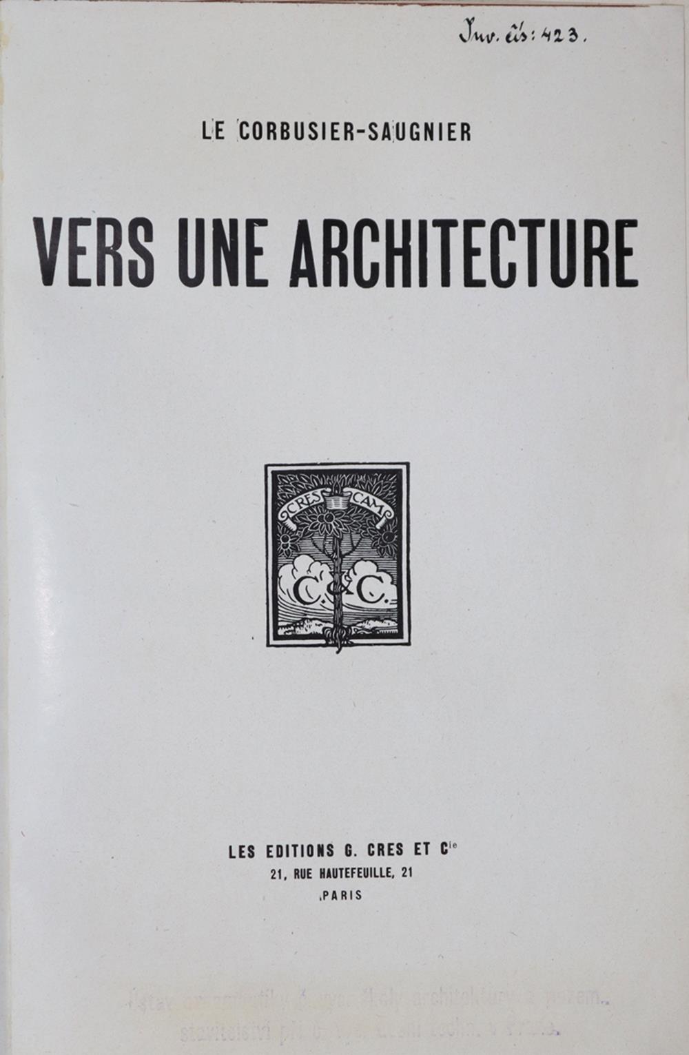 Le Corbusier (d.i. C.E.Jeanneret) u. Saugnier (d.i. A.Ozenfant). | Bild Nr.1