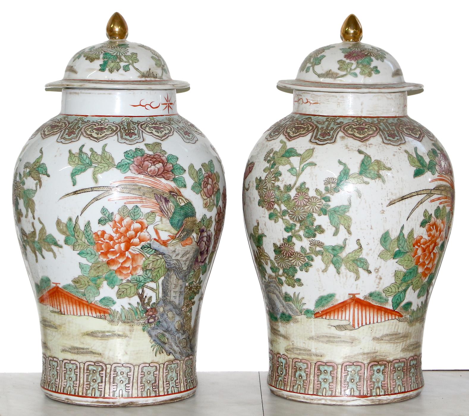 China Paar Deckelvasen | Bild Nr.2