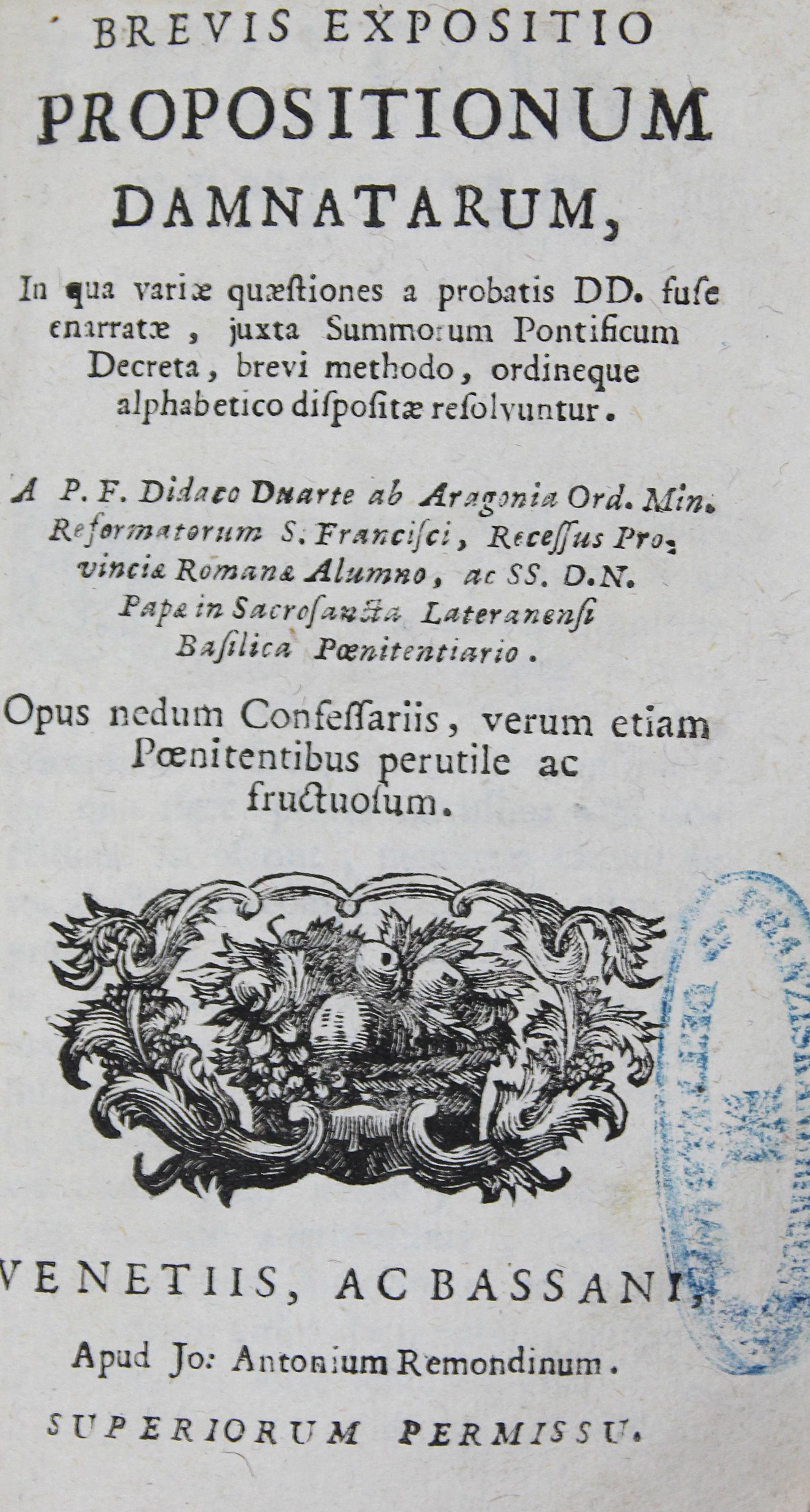 (Didacus ab Aragonia). | Bild Nr.1