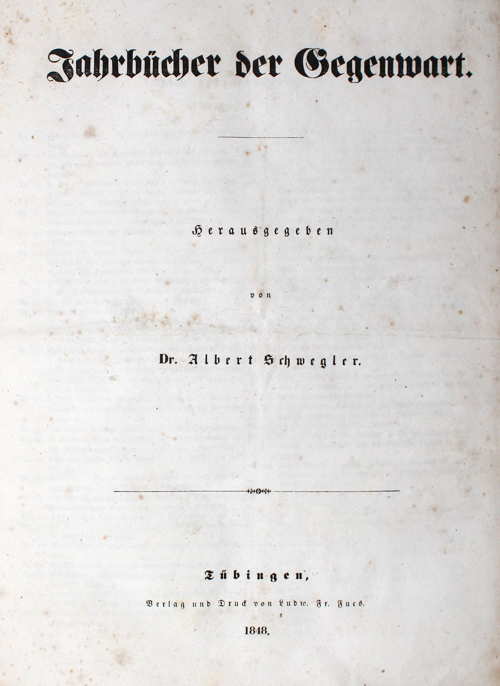 Schwegler,A. (Hrsg.). | Bild Nr.1