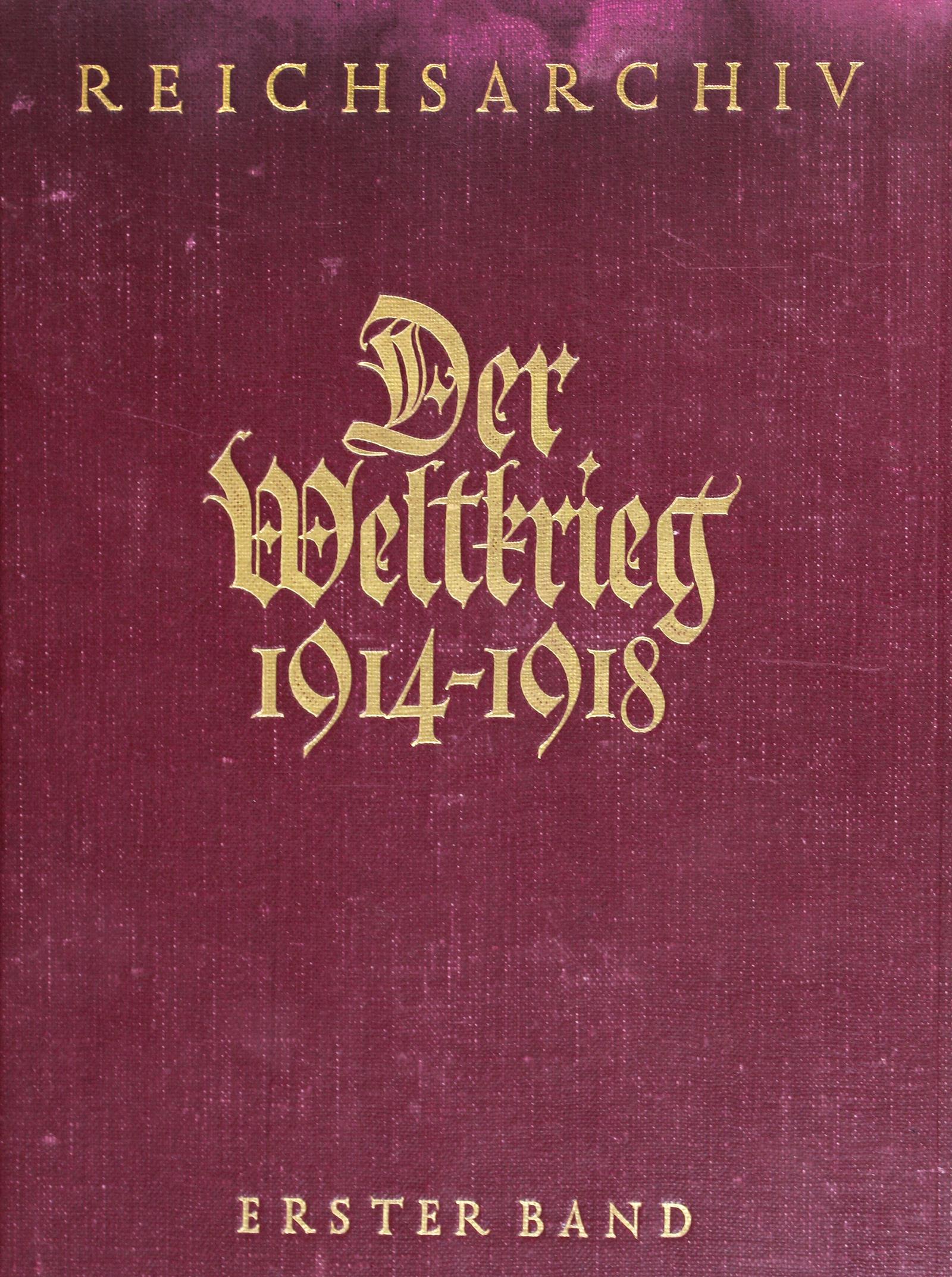 Weltkrieg 1914 bis 1918, Der. | Bild Nr.1
