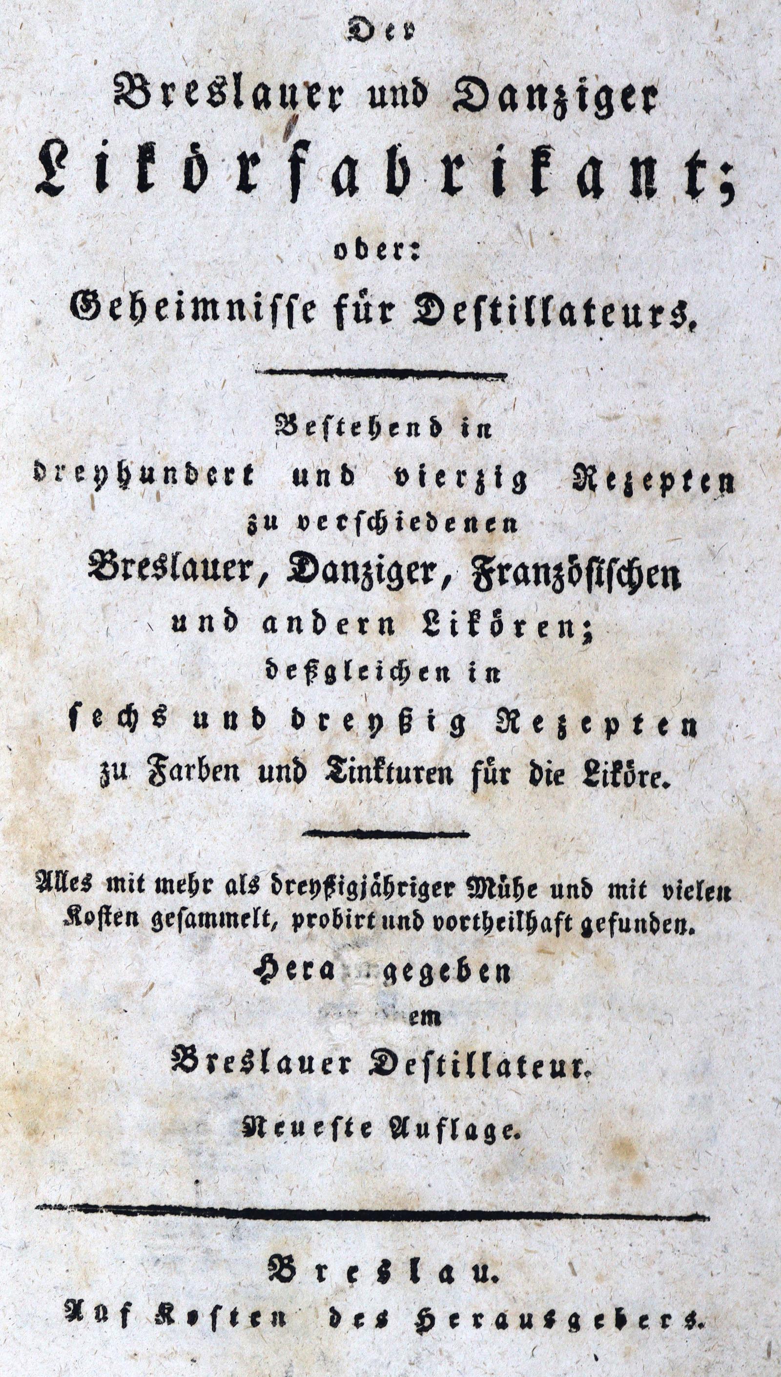 Breslauer und Danziger Likörfabrikant, Der, | Bild Nr.1