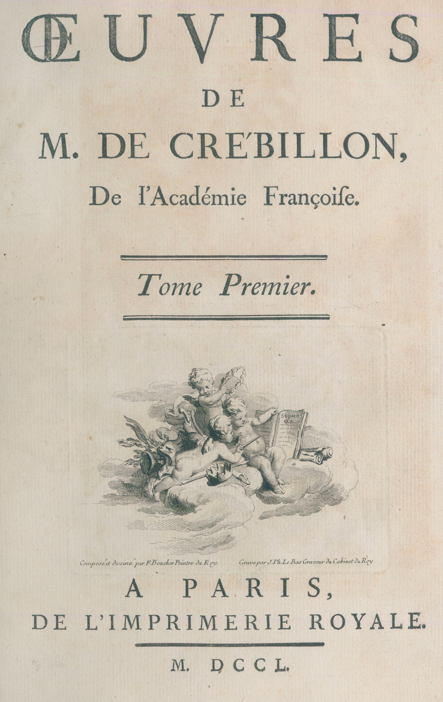Crebillon,(P.J.). | Bild Nr.1