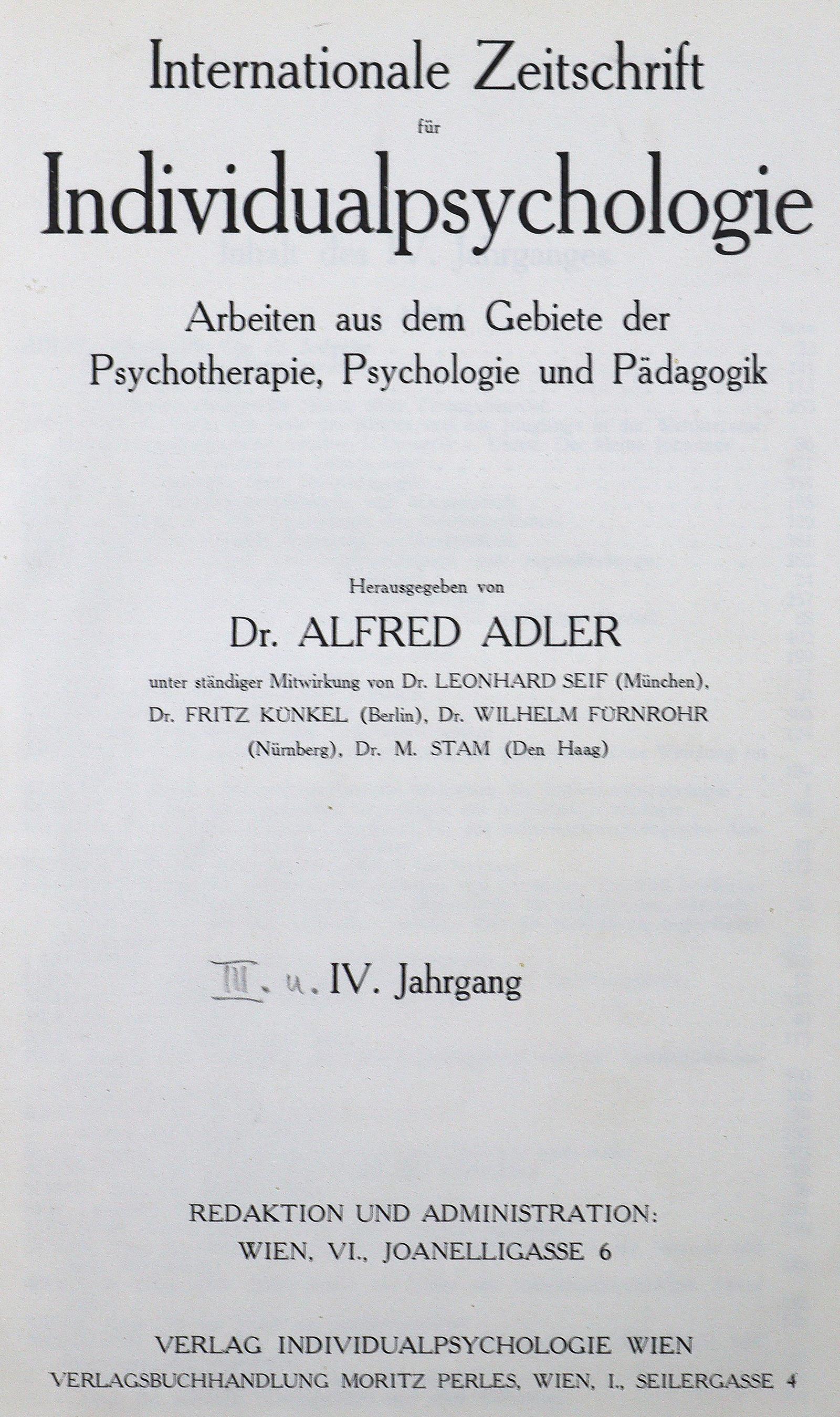 Adler,A. (Hrsg.). | Bild Nr.1