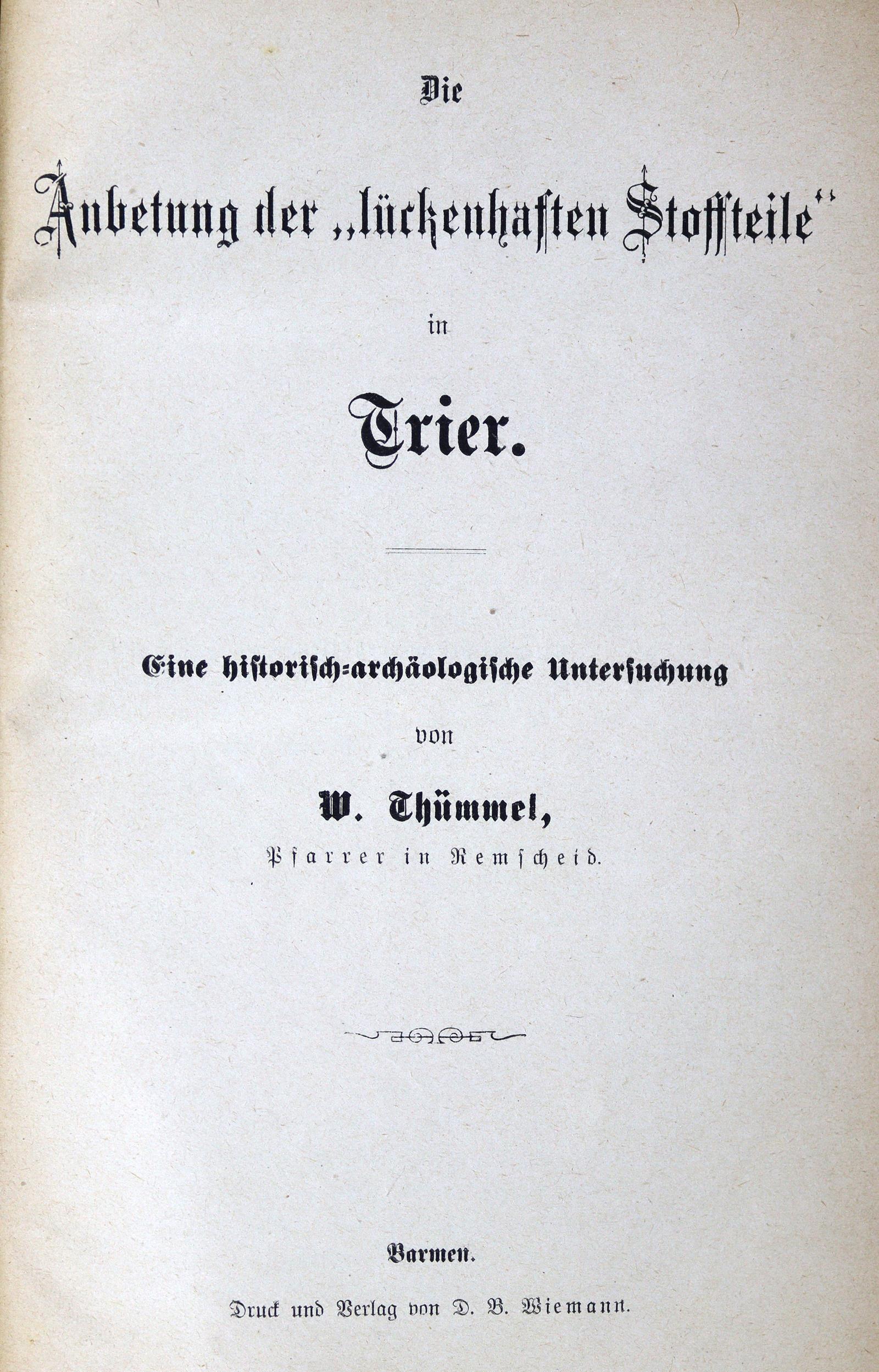 Gildemeister,J. u. H.v.Sybel. | Bild Nr.1