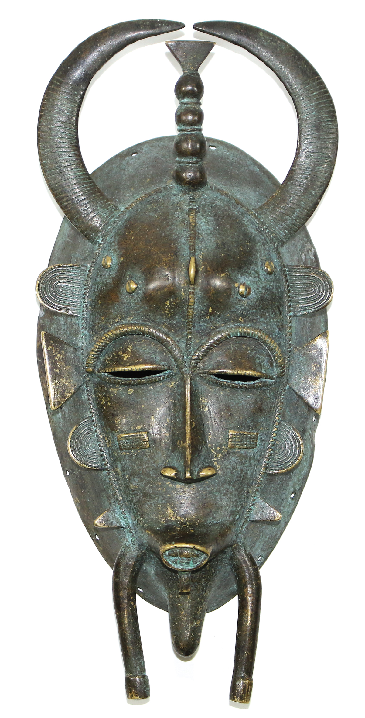Bronzemaske der Senufo | Bild Nr.1