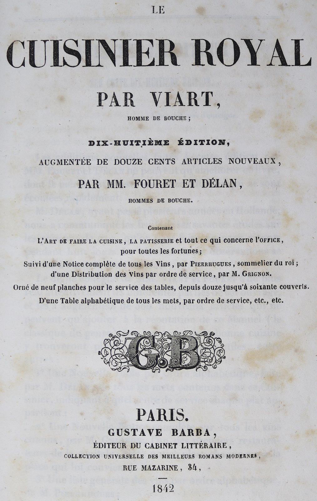 Viart (d.i. A.Viard) u. Foret. | Bild Nr.1