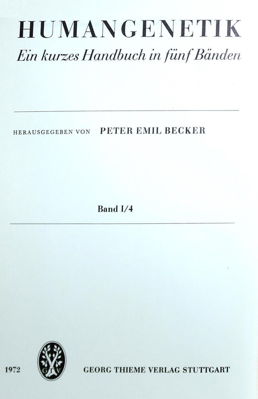 Becker,P.E. (Hrsg.) | Bild Nr.1