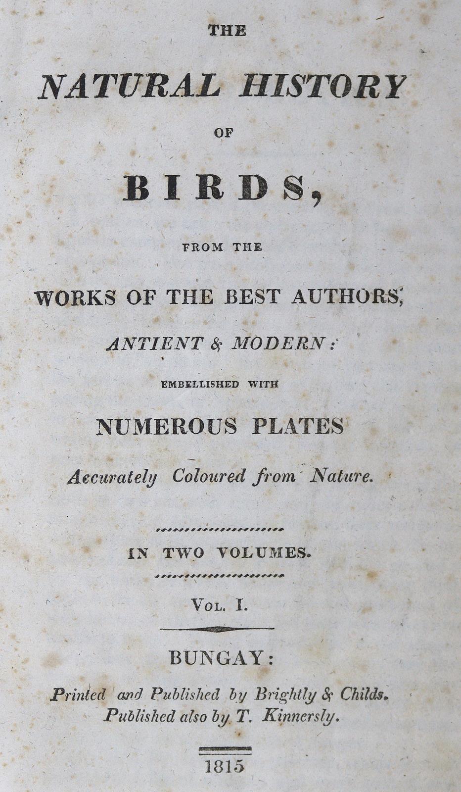 Natural History of Birds, The. | Bild Nr.1