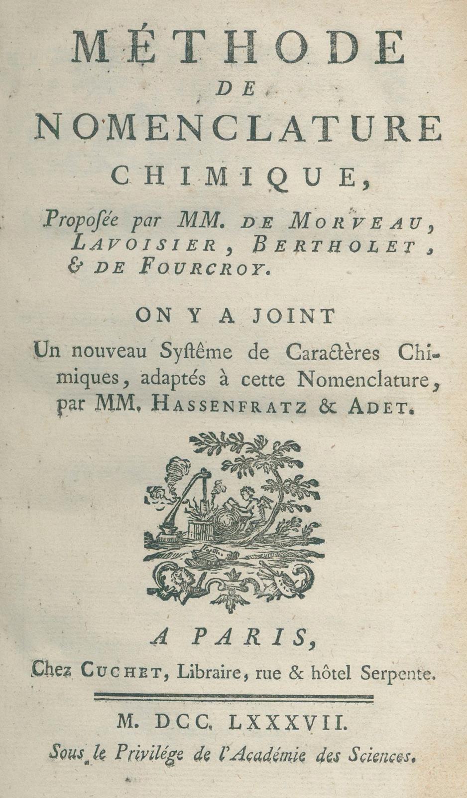 Lavoisier, A. L., G. de Morveau u. a. | Bild Nr.1