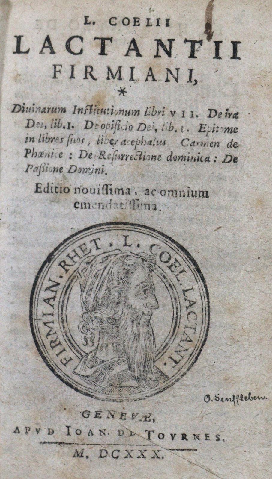 Lactantius,L.C.F. | Bild Nr.1