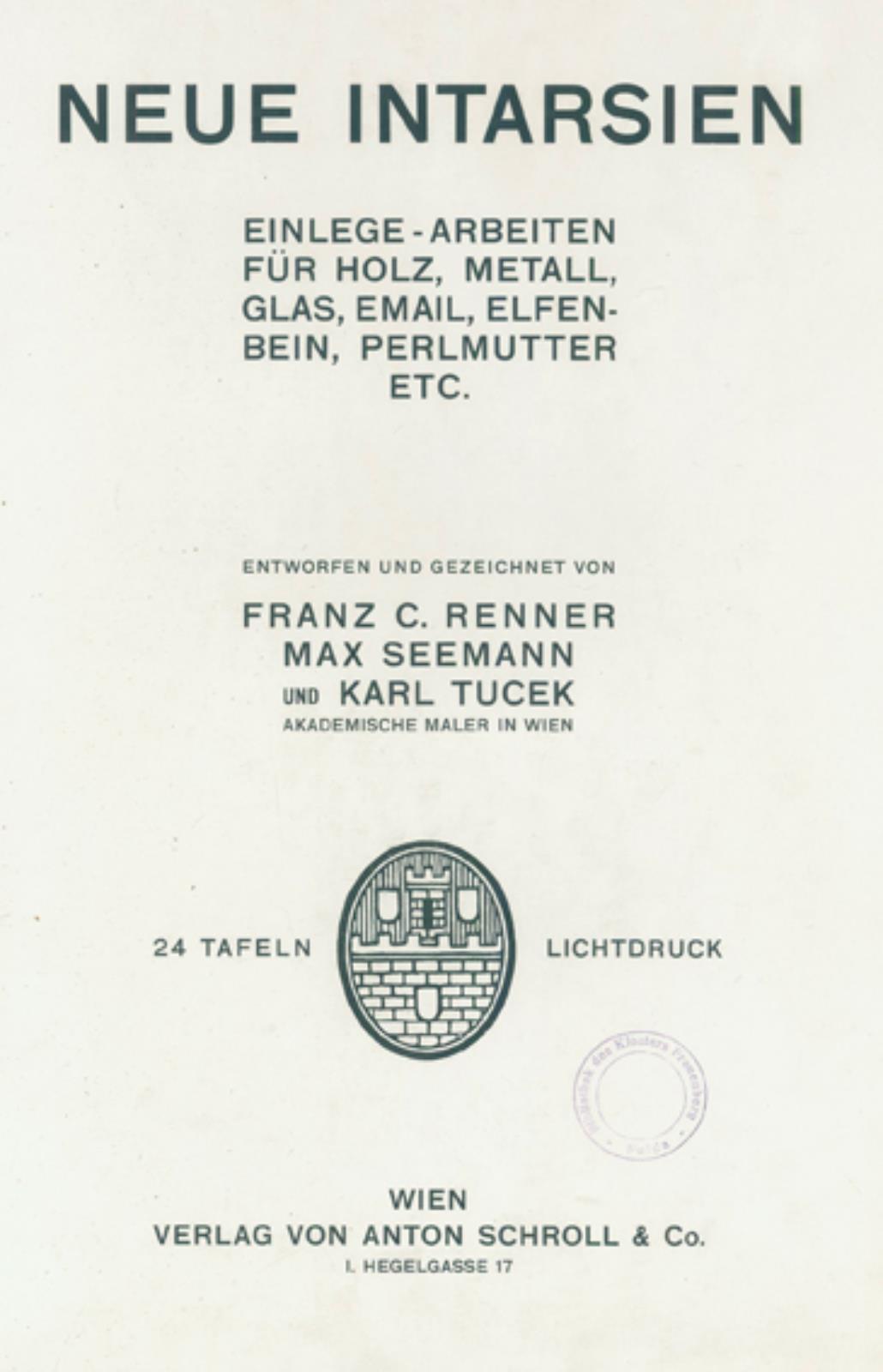 Renner,F.C., M.Seeman u. K.Tucek. | Bild Nr.1