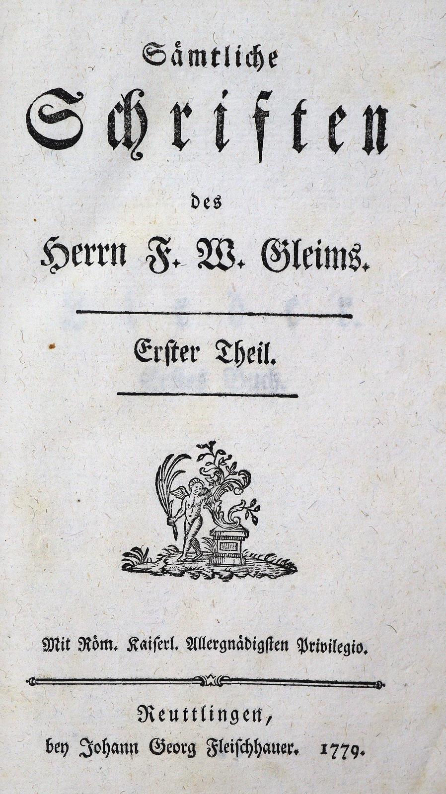 Gleim,F.W.(J.W.L.). | Bild Nr.1