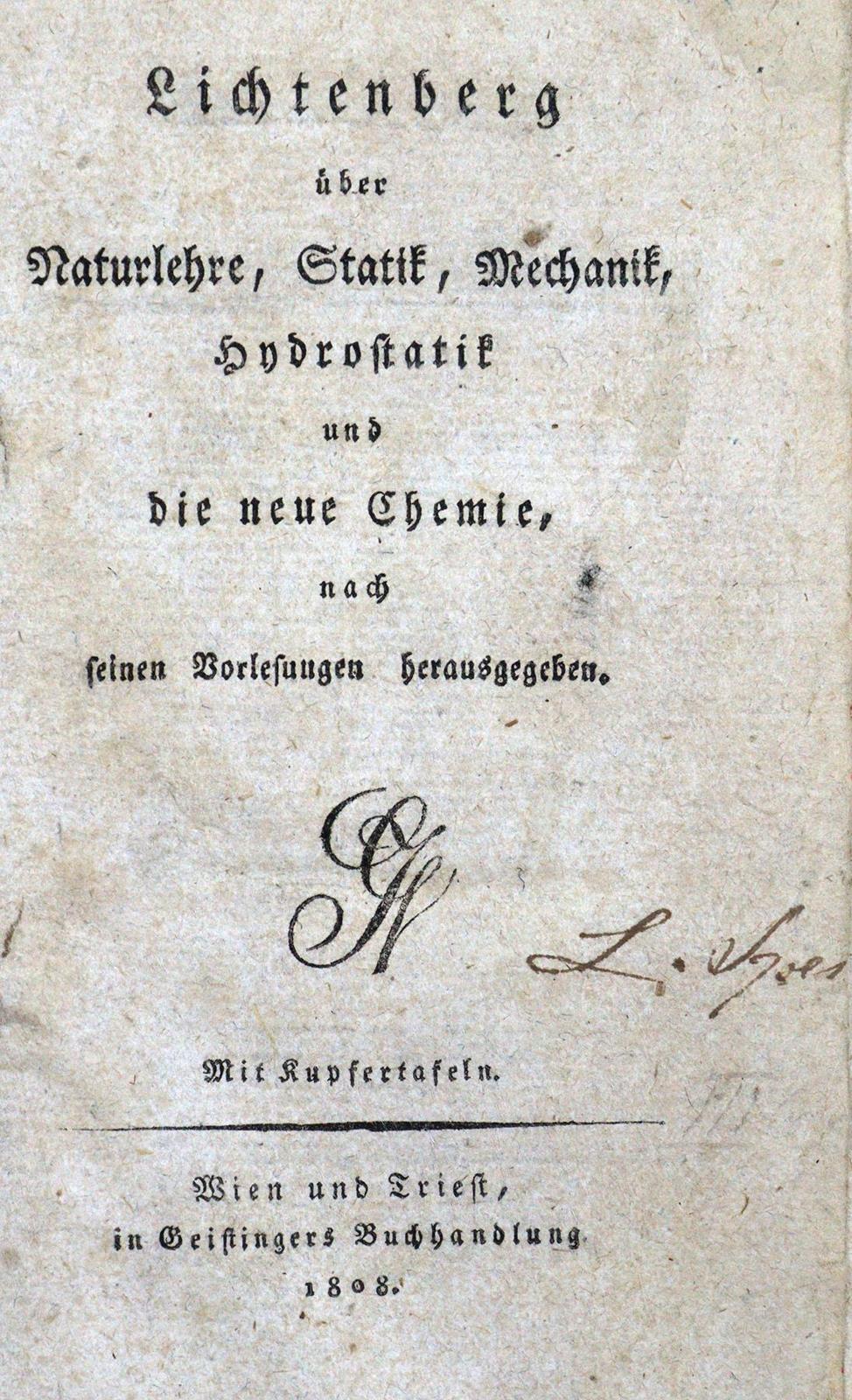 Lichtenberg,(C.G.). | Bild Nr.2