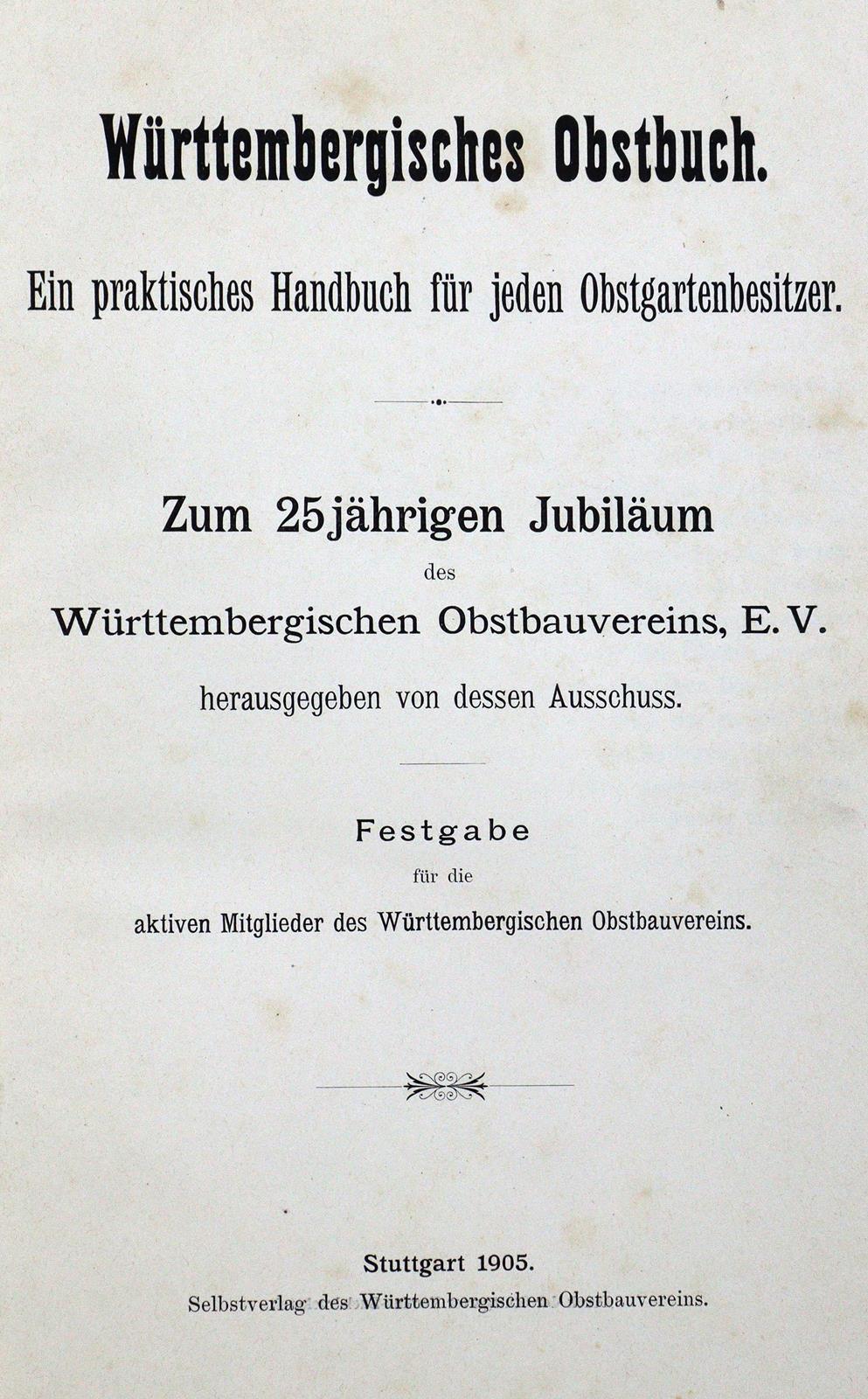 Württembergisches Obstbuch. | Bild Nr.3