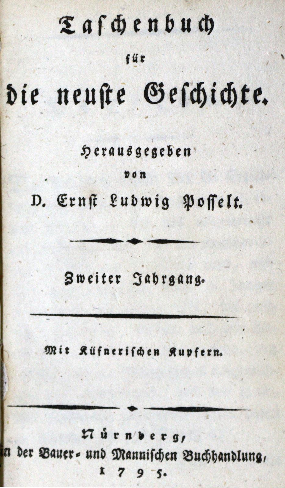 Posselt,E.L. (Hrsg.). | Bild Nr.1