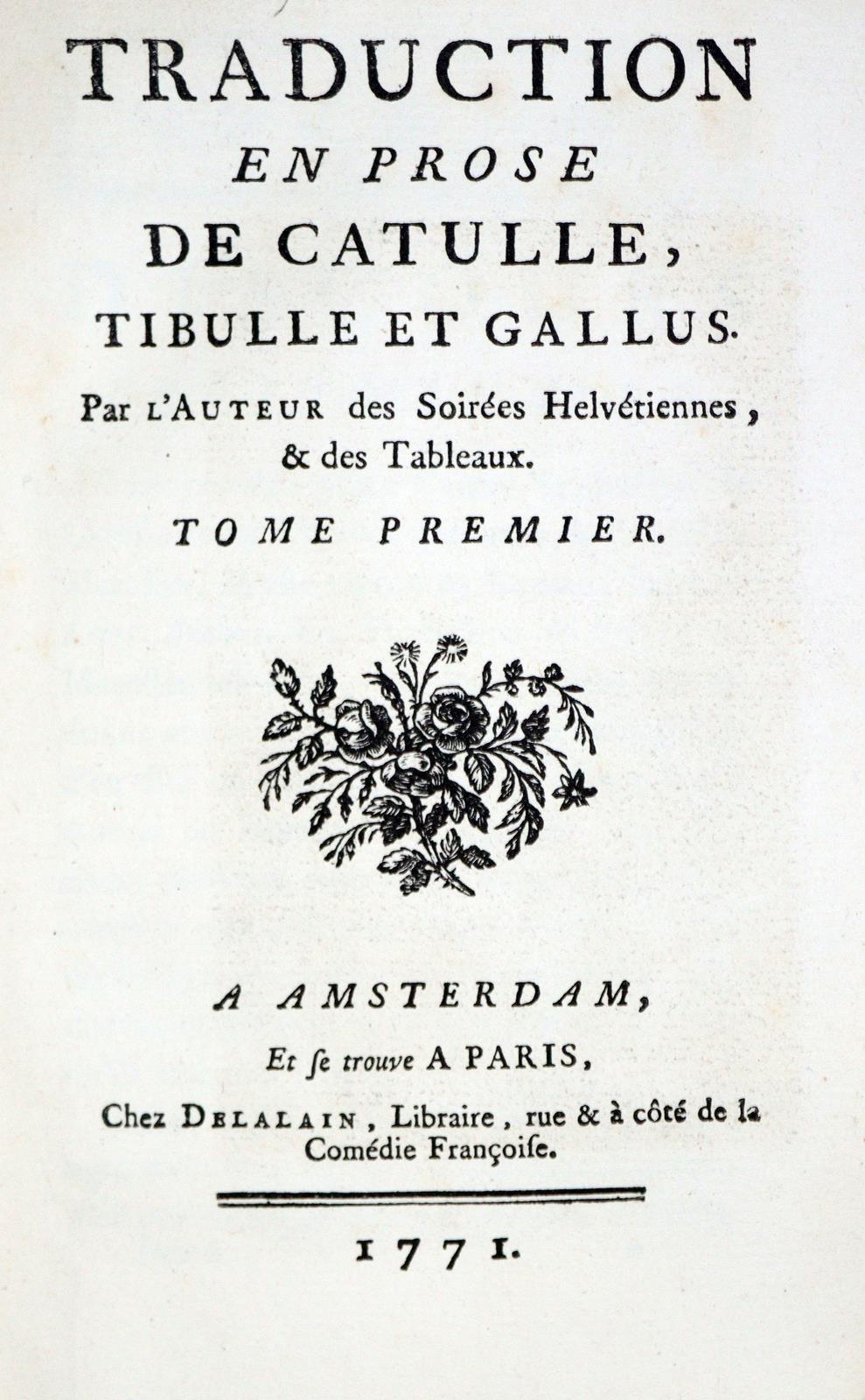Catullus, Tibullus u. Gallus. | Bild Nr.1