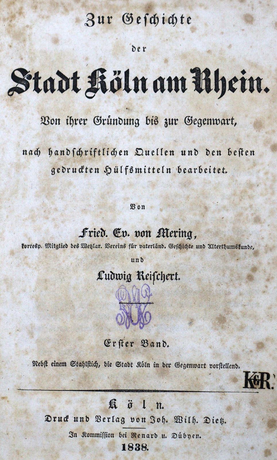 Mering,F.E.v. u. L.Reischert. | Bild Nr.2