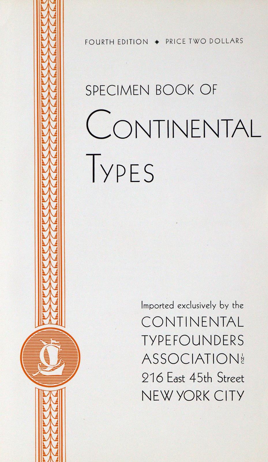 Continental Typefounders Association. | Bild Nr.1