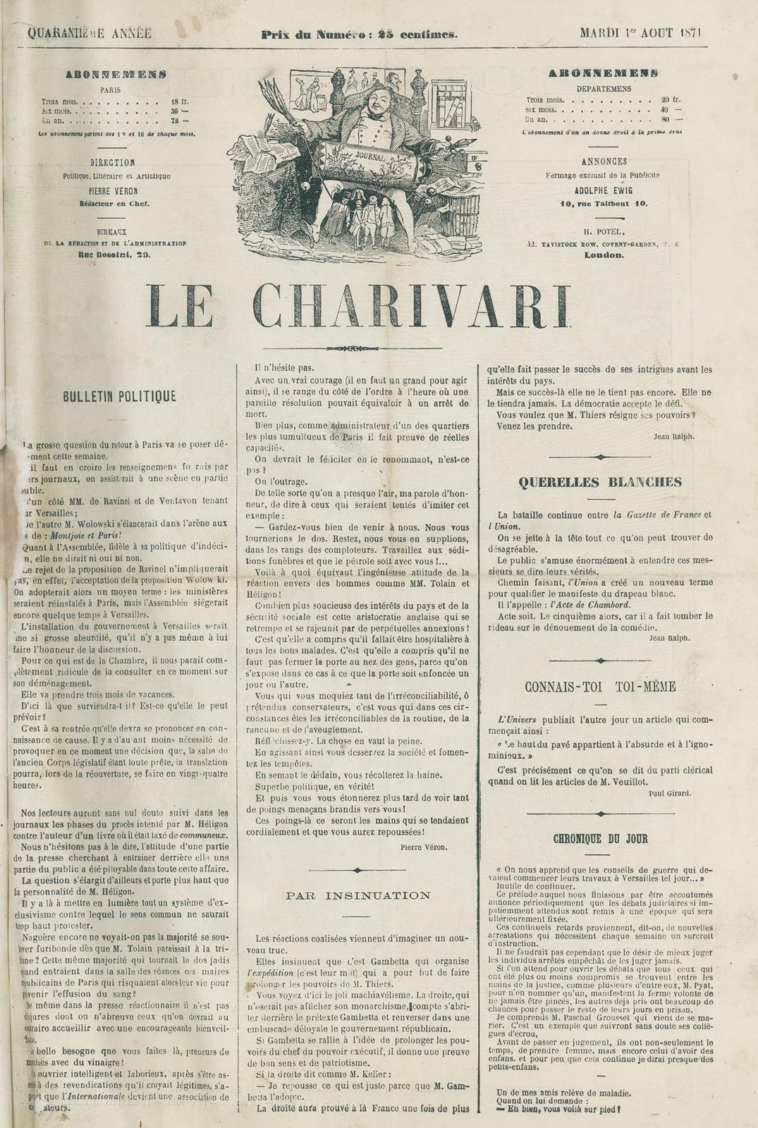 Charivari, Le. | Bild Nr.2