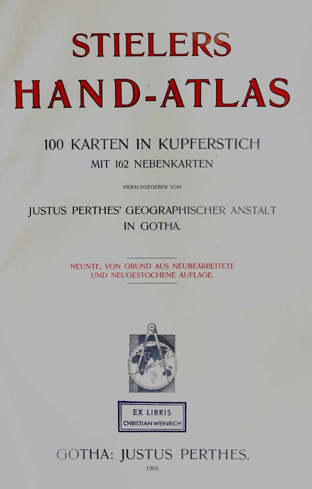 Stielers Hand-Atlas. | Bild Nr.1