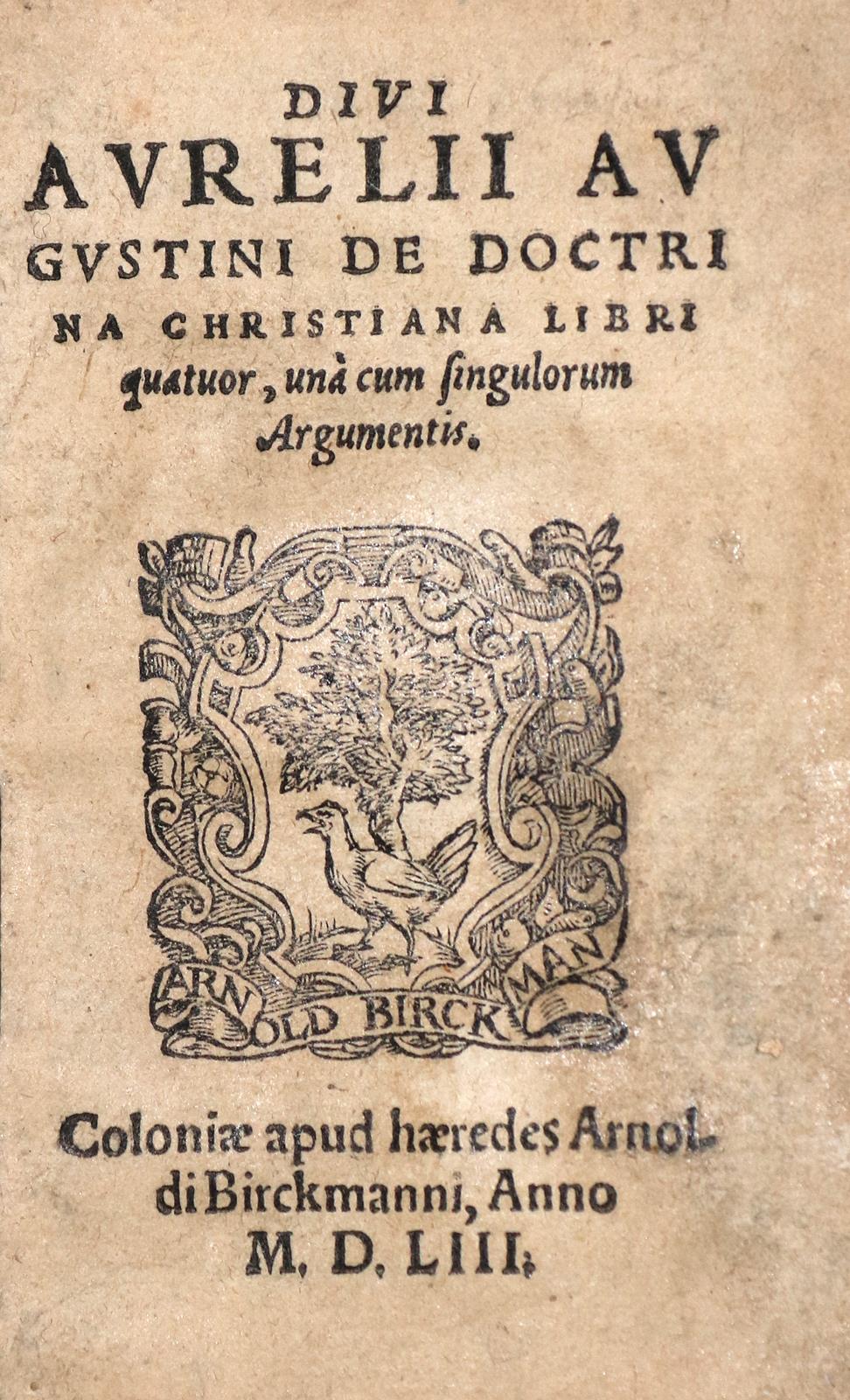 Augustinus, Aurelius. | Bild Nr.1