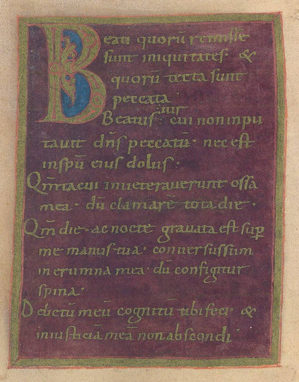 Gebetbuch Ottos III., Das. | Bild Nr.1