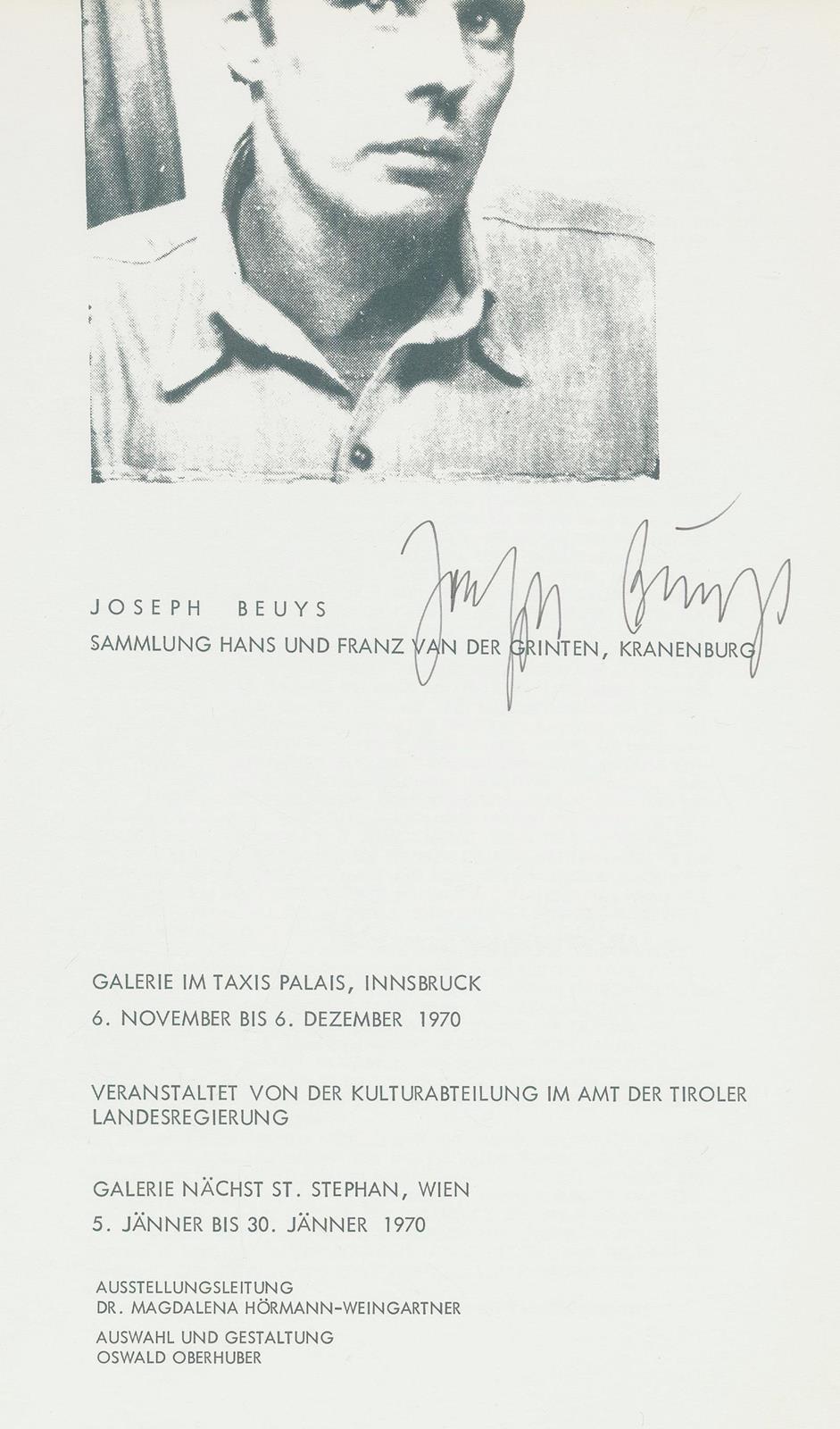 Joseph Beuys. | Bild Nr.1