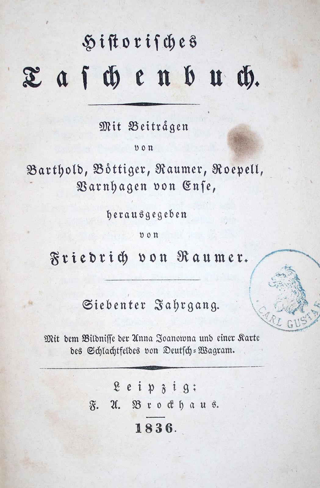 Raumer,F.v. (Hrsg.). | Bild Nr.1