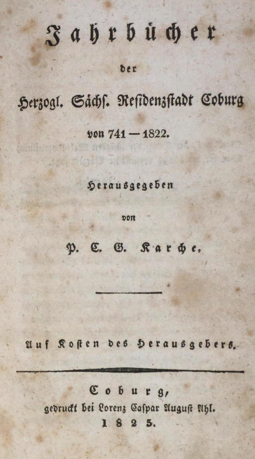 Karche,P.C.G. (Hrsg.). | Bild Nr.1