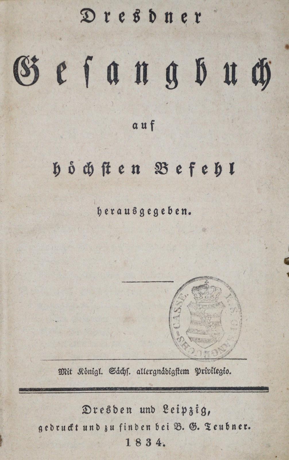 Dresdner Gesangbuch | Bild Nr.1