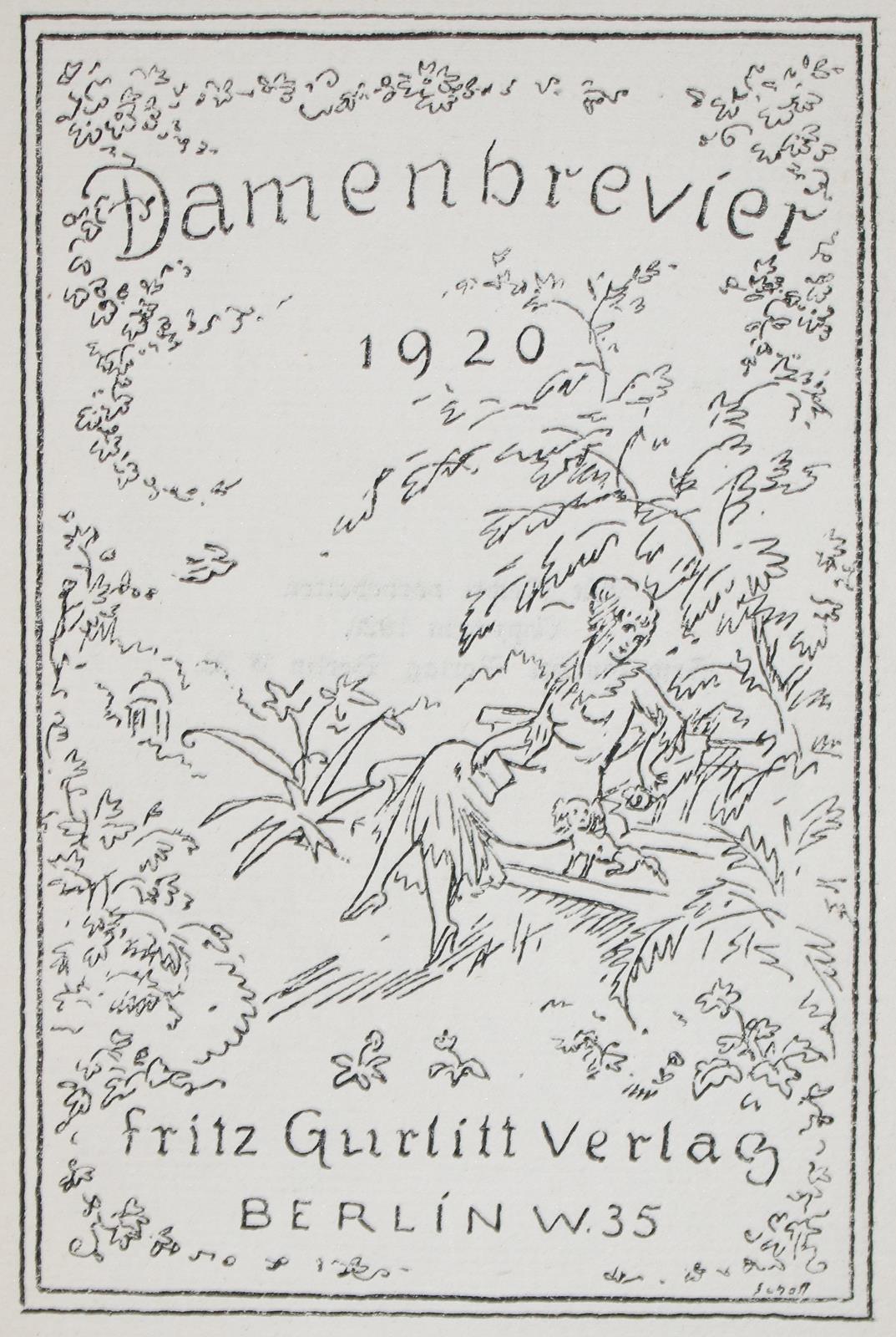 Damenbrevier 1920. | Bild Nr.1