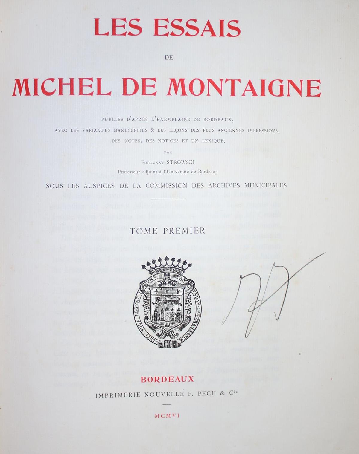 Montaigne,M.de. | Bild Nr.1