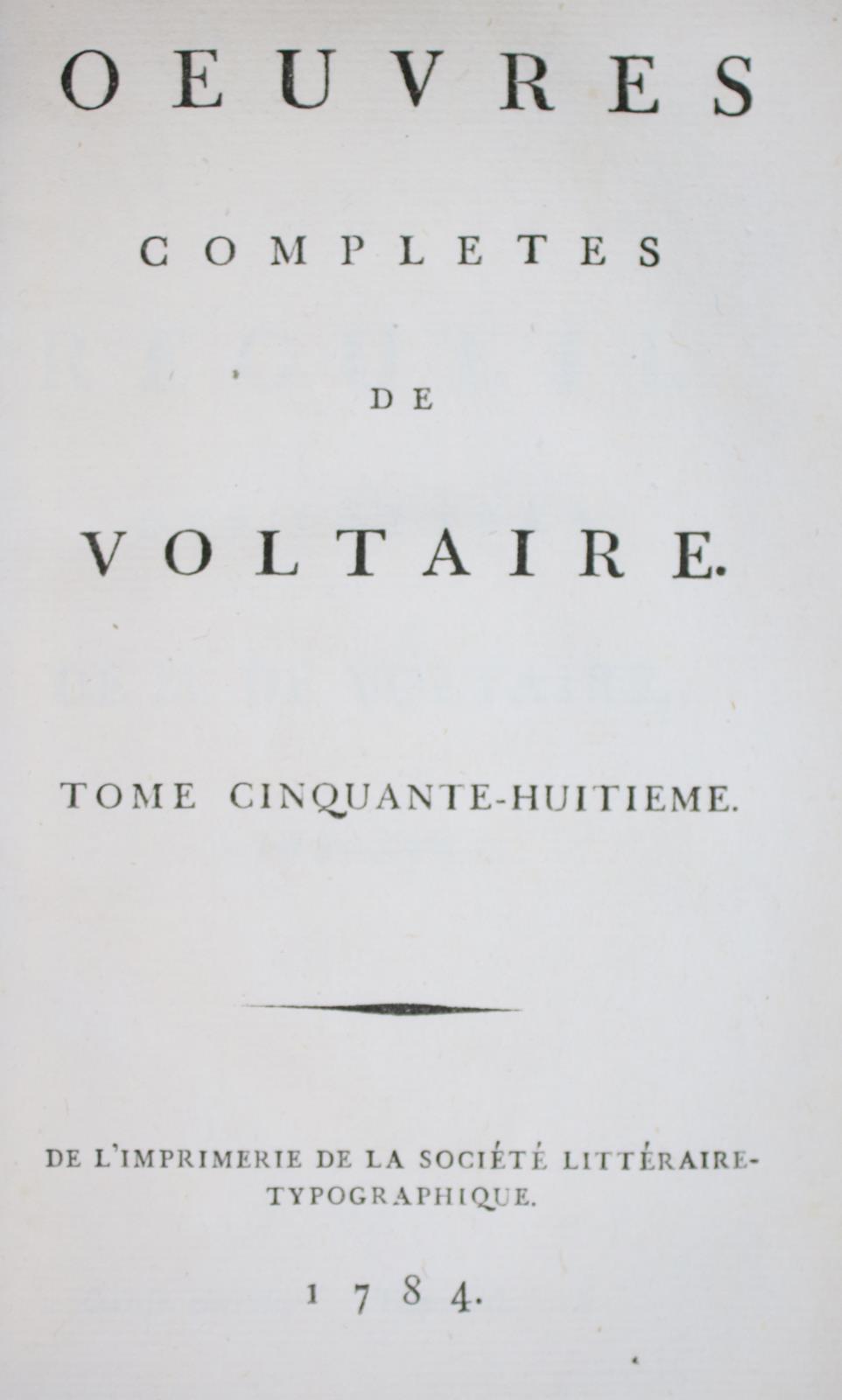Voltaire,(F.M.Arouet de). | Bild Nr.1