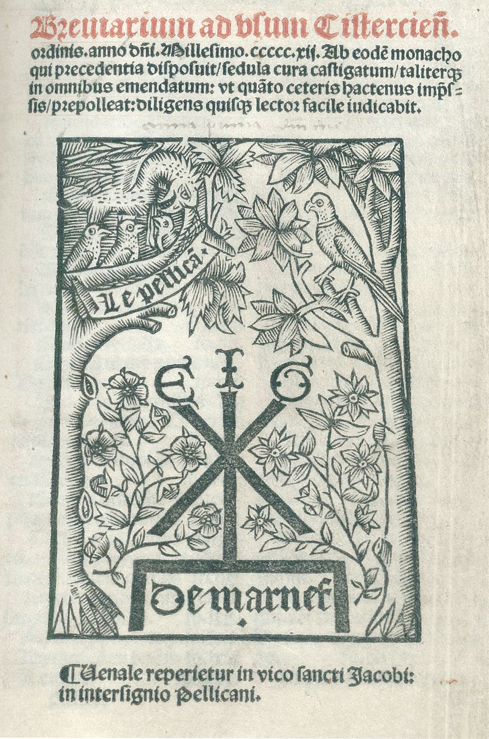 Breviarium ad usum Cistercien(sis) ordinis. | Bild Nr.1